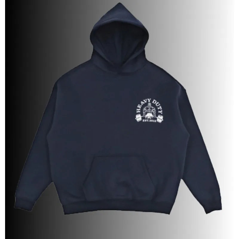 Arnold Pattern Printed Men's and Women's Cotton Hoodies Without Drawstrings Loose Warm Sweaters Long Sleeves Fleece Pullover