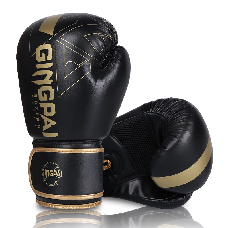 6/8/10/12/14oz Boxing Gloves PU Leather Muay Thai MMA Profession Kickboxing Adults Sandbag Training Gloves Equipment