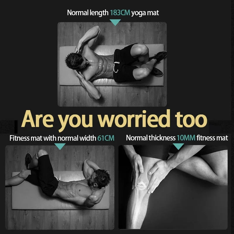 2Meter Longer Yoga Mat Super Large Lengthened Yoga Mat Men's Special High Quality Fitness Pilates Exercise Healthy Fitness Mat