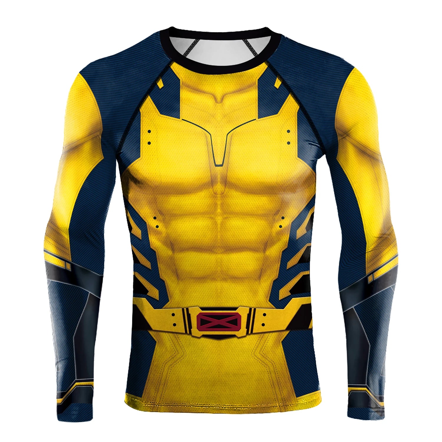 Compression Shirts for Men Long Sleeve Comics Spider Cosplay T-Shirt Superhero Top Elastic Fitness Sportwear Fitness Top Clothes