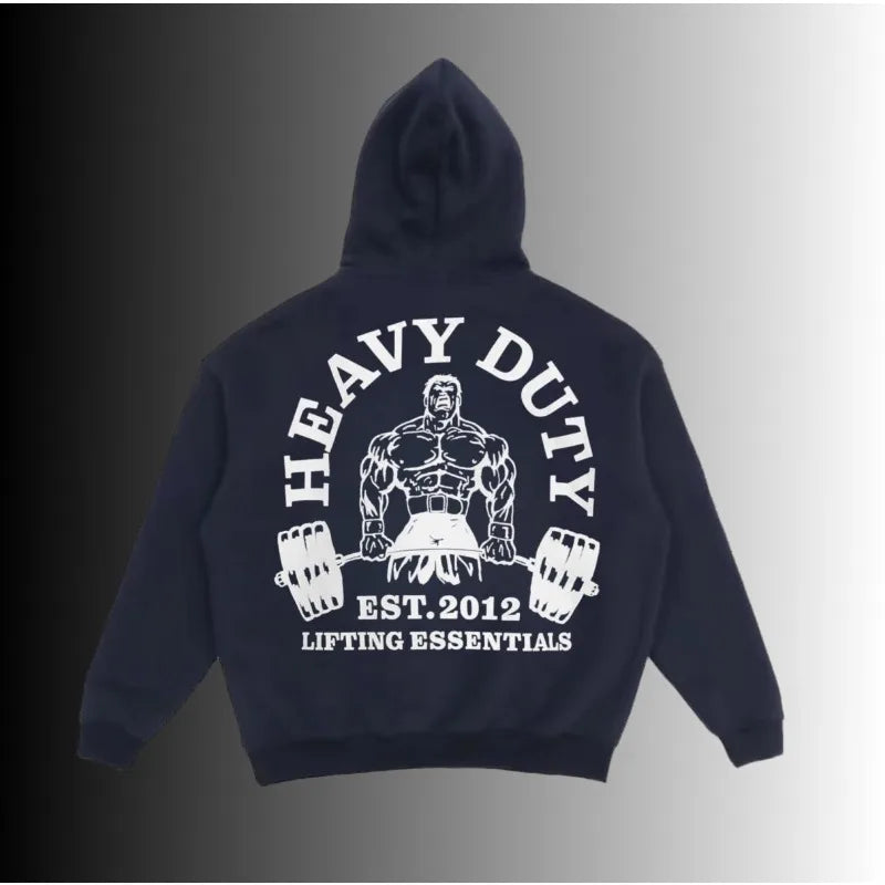 Arnold Pattern Printed Men's and Women's Cotton Hoodies Without Drawstrings Loose Warm Sweaters Long Sleeves Fleece Pullover