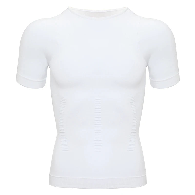 Men Weight Loss Shapewear T-Shirt Body Shaper Slimming Compression Shirts Gynecomastia Undershirt Waist Trainer Muscle Tank Tops