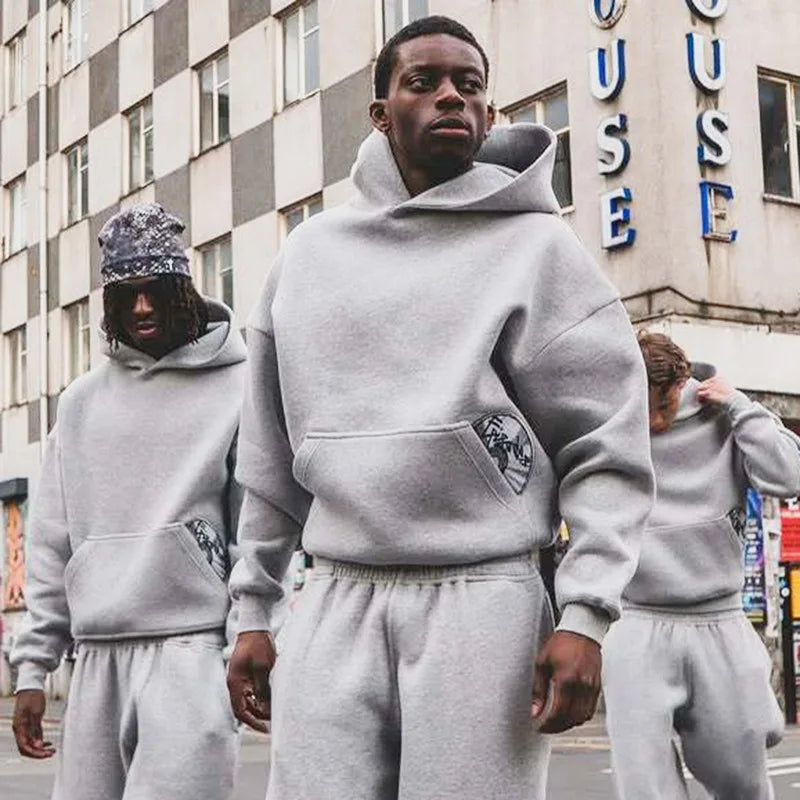 2025 Autumn Winter New Hoodie Fashion Street Style Versatile Personalized Embroidery Hoodie Couple's Style