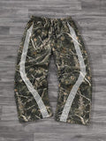 Men'S Camo / Striped Print Drawstring Waist Sports Sweatpants, Casual Comfy Regular Fit Pocket Straight Leg Trousers for Fall & Winter, Men'S Bottoms for Daily Wear, Work Trousers, Sports Pants Sportswear, Fitness Pants, Clothes