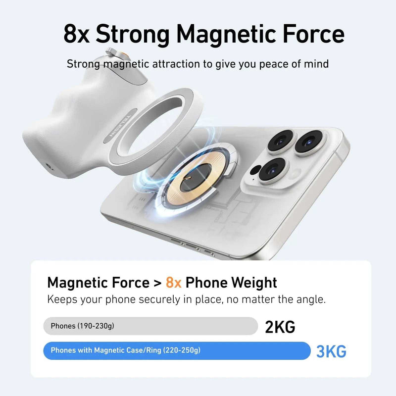 Phone Camera Shoot Hand Grip Magnetic Smart Phone Holder Shooting Aid Remote Control Handle for Iphone Android Phone