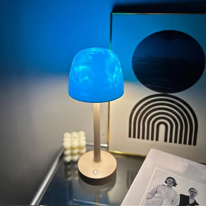Halloween Upgrade: Make Your Room Tiktok Famous Tonight！This Lamp IS Halloween Goals!Remote-Controlled Gradient Aurora Lamp Remote-Controlled Gradient Aurora Lamp Rippled Light