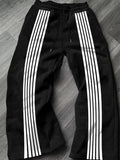 Men'S Camo / Striped Print Drawstring Waist Sports Sweatpants, Casual Comfy Regular Fit Pocket Straight Leg Trousers for Fall & Winter, Men'S Bottoms for Daily Wear, Work Trousers, Sports Pants Sportswear, Fitness Pants, Clothes