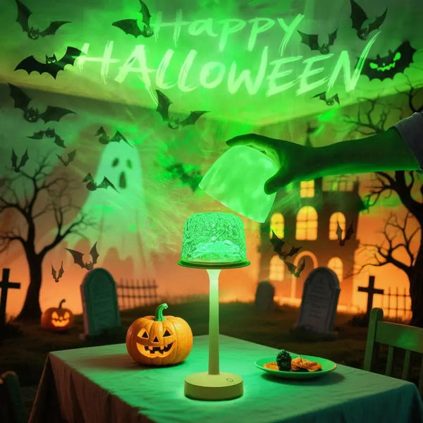 Halloween Upgrade: Make Your Room Tiktok Famous Tonight！This Lamp IS Halloween Goals!Remote-Controlled Gradient Aurora Lamp Remote-Controlled Gradient Aurora Lamp Rippled Light
