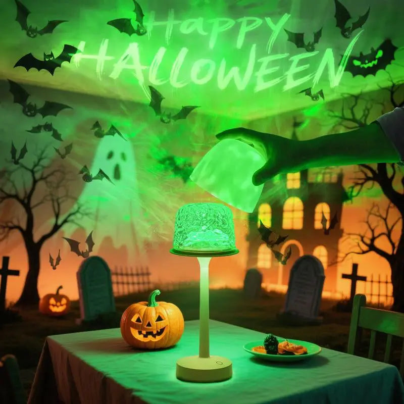 Halloween Upgrade: Make Your Room Tiktok Famous Tonight！This Lamp IS Halloween Goals!Remote-Controlled Gradient Aurora Lamp Remote-Controlled Gradient Aurora Lamp Rippled Light