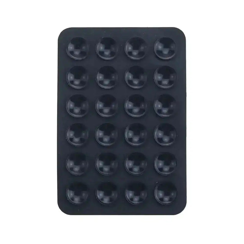 Multifunctional Silicone Suction Pad Phone Fixture Suction Cup Backed Adhesive Rubber Sucker Pad Fixed Pad 24Square Suction Cups