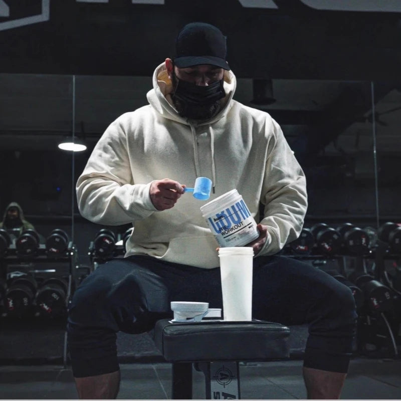 Unisex Pullover Hooded Sweatshirt - Casual Streetwear for Autumn Winter Fall Season, Perfect for Gym Workout and Everyday Wear