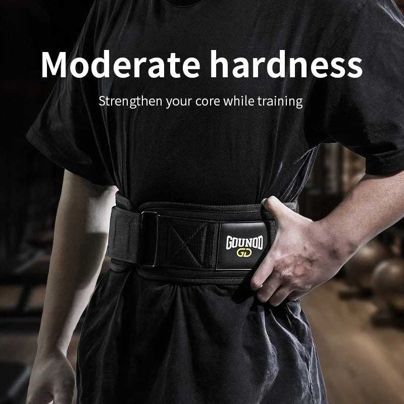 GOUNOD Weight Lifting Belt Back Support Workout Belt  Gym Squats Deadlifts Powerlifting Cross Training For Men Women