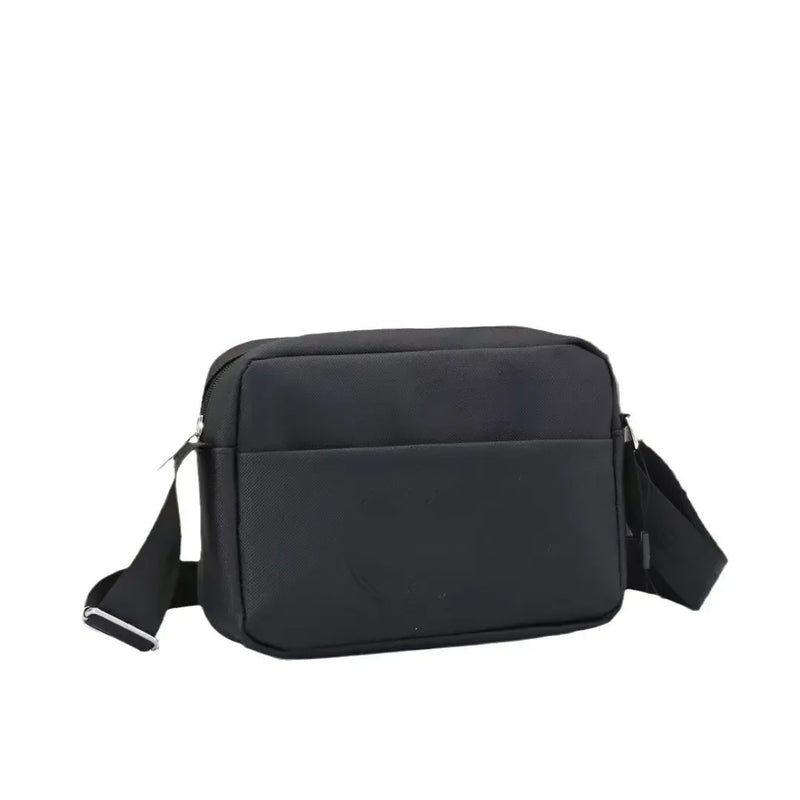Men'S Oxford Cloth Crossbody Bag Single Shoulder Commuter Bag Student Commuter Bag Trendy Crocodile Print Casual Style