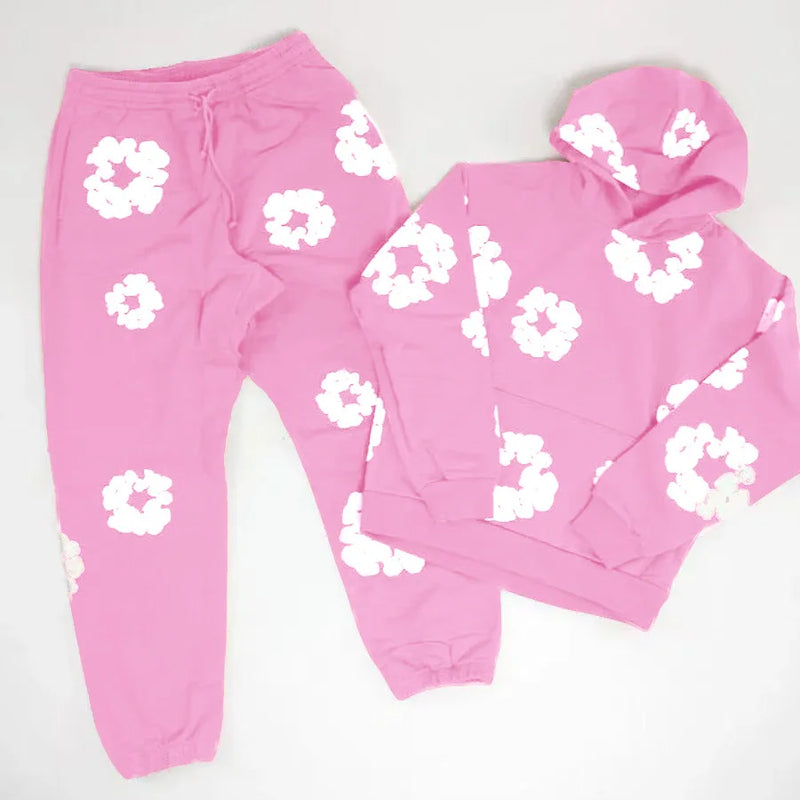 Brand Hot Selling New Fashionable Foam Cotton Printed Hoodie, European and American Fashionable Men'S Sports Suit