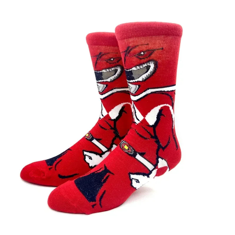 New Design Long Men Socks High Quality Comfortable Cartoon Characters Men and Women Fashion Happy Funny Socks Anime Socks