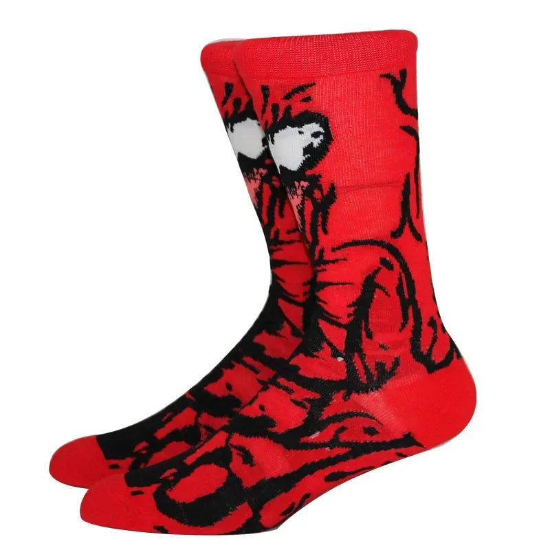 New Design Long Men Socks High Quality Comfortable Cartoon Characters Men and Women Fashion Happy Funny Socks Anime Socks