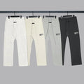 Trendy FOG Brand 1977 Straight-Leg Casual Pants Loose-Fit Versatile Autumn/Winter Essentialsl for Men and Women Fleece-Lined Tro