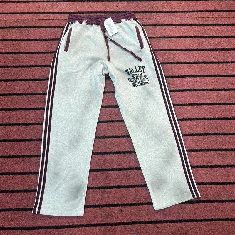 Black Washed VALLEY Hot Drill Hoodies Men Women 1:1 Best Quality American Vintage Vale Embroidered Logo Sweatshirts