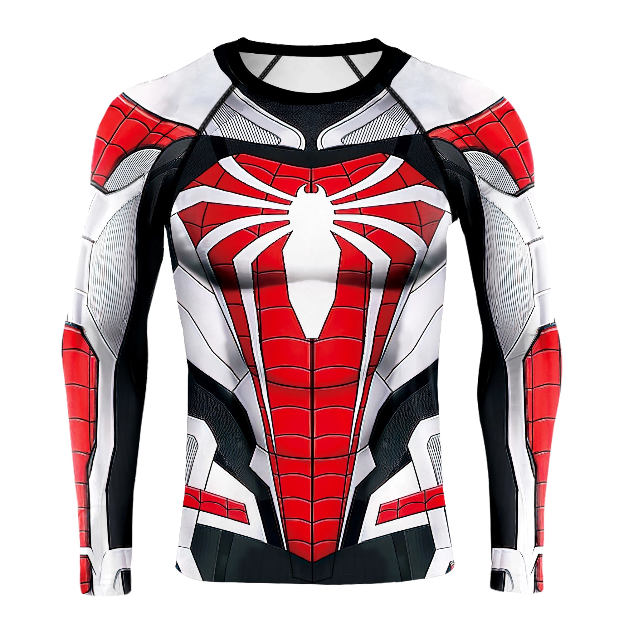 Compression Shirts for Men Long Sleeve Comics Spider Cosplay T-Shirt Superhero Top Elastic Fitness Sportwear Fitness Top Clothes