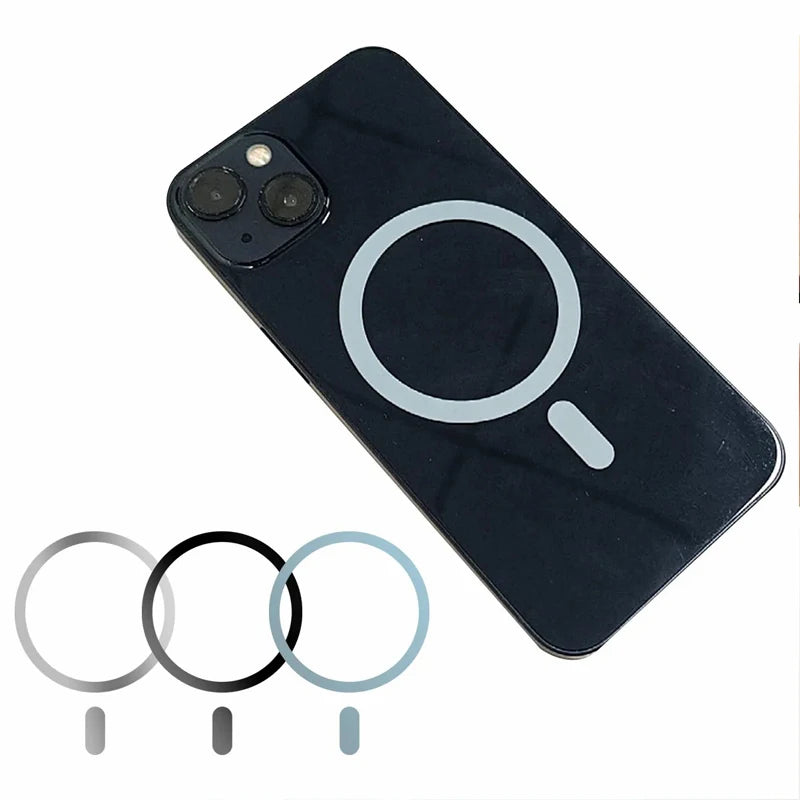 For Magsafe Magnetic Plate Ring  Metal Sticker Support Wireless Charger Metal Plate Sheet for Magnet Car Holder