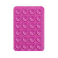 Multifunctional Silicone Suction Pad Phone Fixture Suction Cup Backed Adhesive Rubber Sucker Pad Fixed Pad 24Square Suction Cups