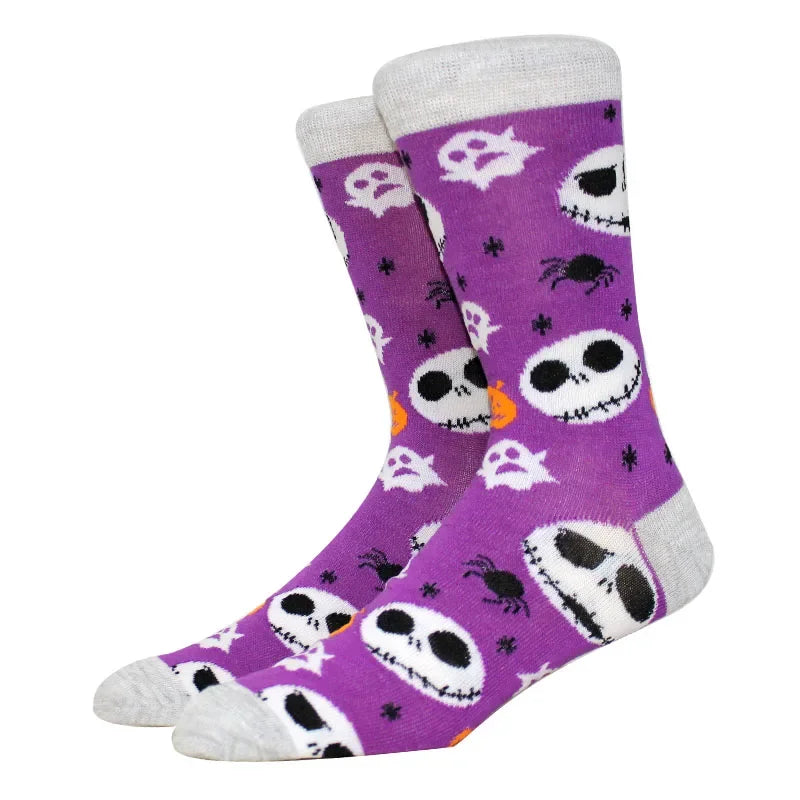 New Design Long Men Socks High Quality Comfortable Cartoon Characters Men and Women Fashion Happy Funny Socks Anime Socks