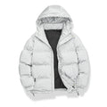 New Arrival Casual Mens Winter Trendy Hooded Bread Couple Bright Face Starry Thickened Coat Cotton-Padded Jackets