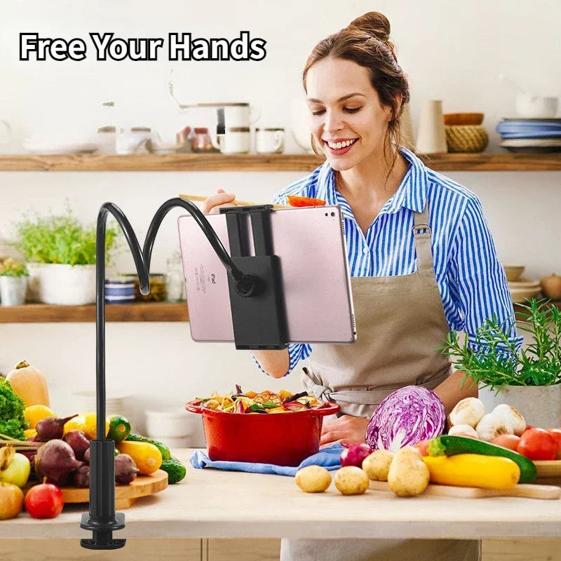 1Pc Rotating Phone & Tablet Stand,360° Rotating Durable Phone & Tablet Stand,No-Drop Design for Bedside Use