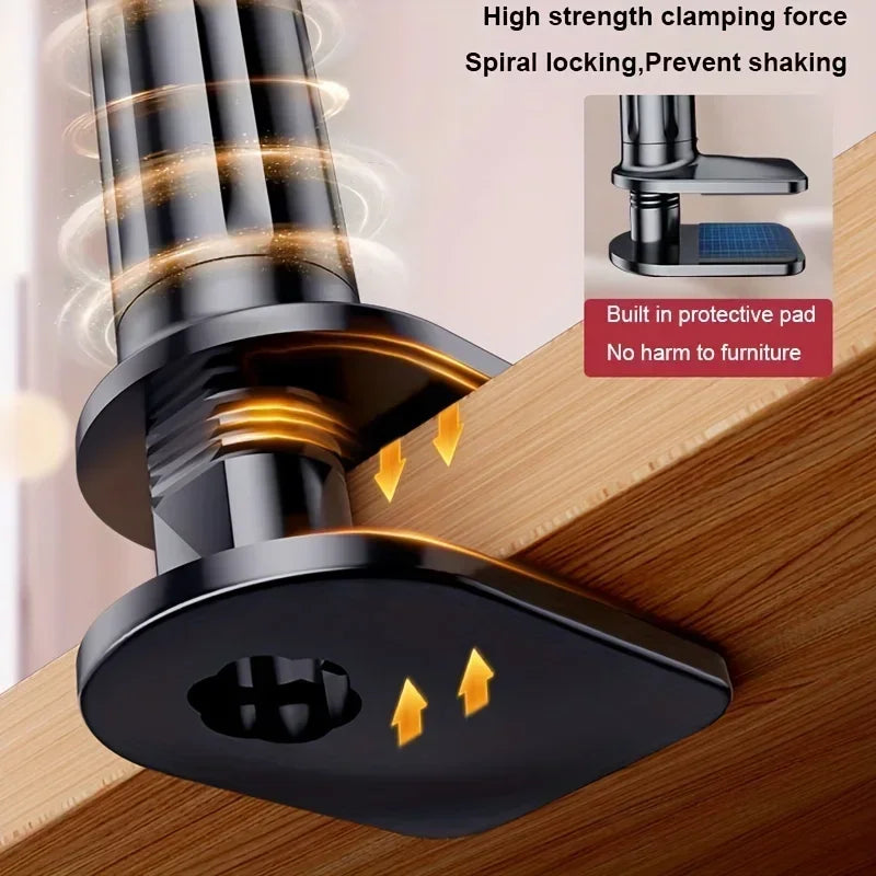 1Pc Rotating Phone & Tablet Stand,360° Rotating Durable Phone & Tablet Stand,No-Drop Design for Bedside Use