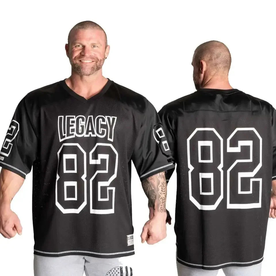 New Men's Short Sleeved T-shirt Baseball Shirt Soccer Suit Fitness Short Sleeved Men's Comfortable Quick Drying Motorcycle Top