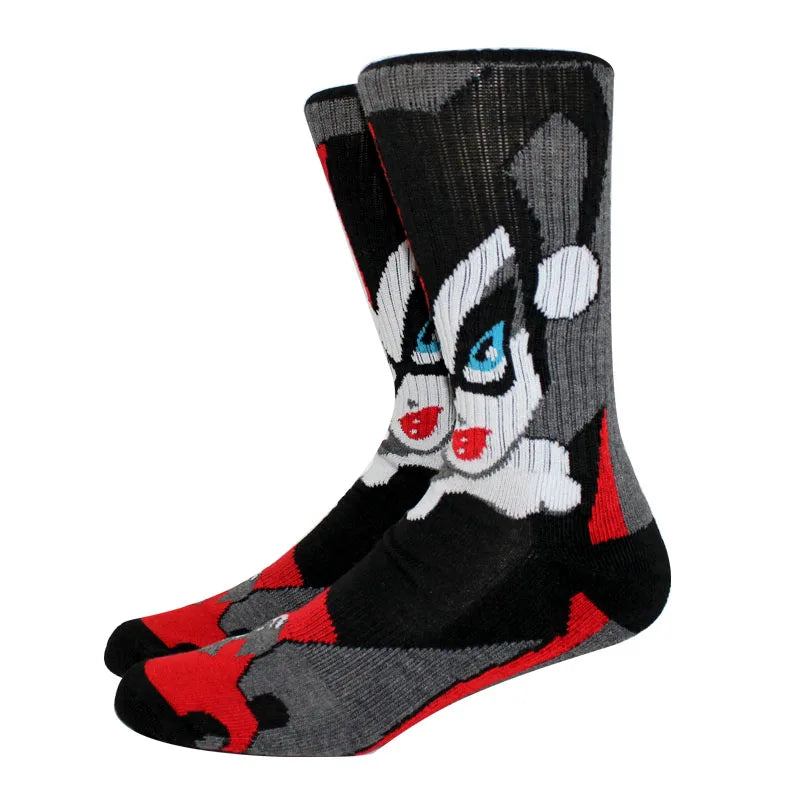 New Design Long Men Socks High Quality Comfortable Cartoon Characters Men and Women Fashion Happy Funny Socks Anime Socks