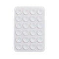 Multifunctional Silicone Suction Pad Phone Fixture Suction Cup Backed Adhesive Rubber Sucker Pad Fixed Pad 24Square Suction Cups