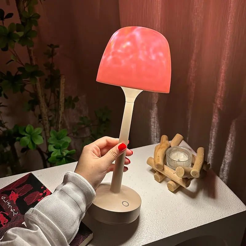 Halloween Upgrade: Make Your Room Tiktok Famous Tonight！This Lamp IS Halloween Goals!Remote-Controlled Gradient Aurora Lamp Remote-Controlled Gradient Aurora Lamp Rippled Light