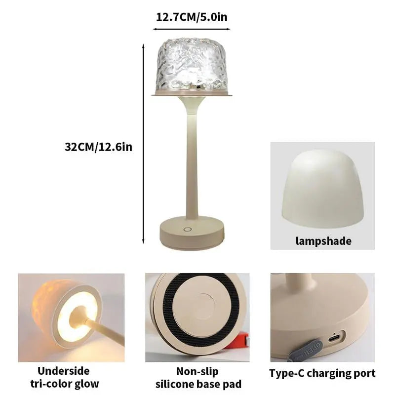 Halloween Upgrade: Make Your Room Tiktok Famous Tonight！This Lamp IS Halloween Goals!Remote-Controlled Gradient Aurora Lamp Remote-Controlled Gradient Aurora Lamp Rippled Light