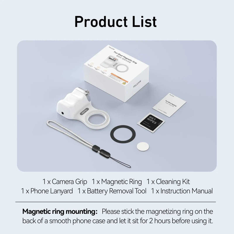 Phone Camera Shoot Hand Grip Magnetic Smart Phone Holder Shooting Aid Remote Control Handle for Iphone Android Phone