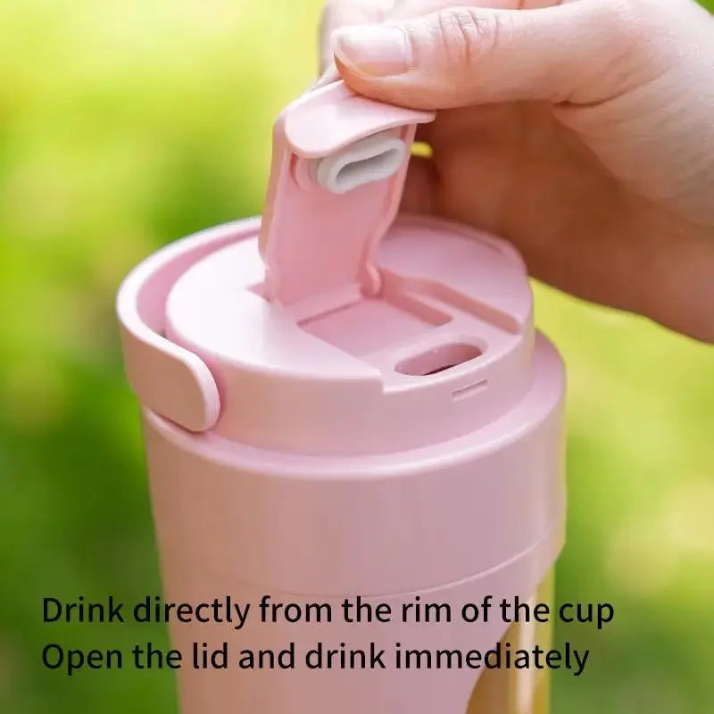 Portable Electric Blender Cup 23.67 Oz with 12 Blades LCD Display USB Rechargeable 50 Watts One-Button Control for Smoothies & Juices Sus Teas Electricjuicer Vegetable Juicer Rechargeable Juicer Blender