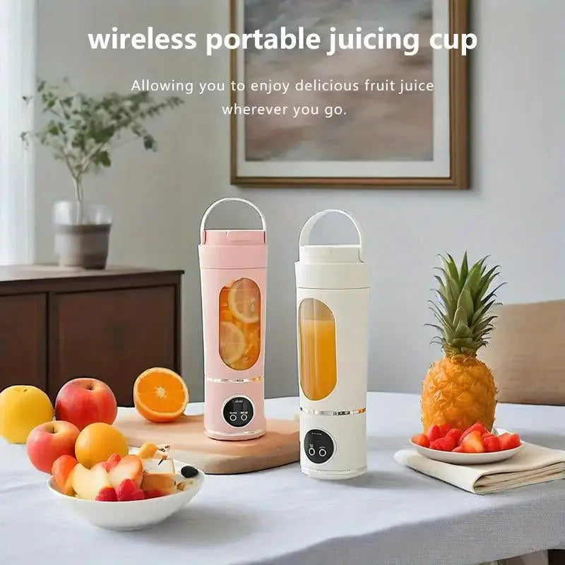 Portable Electric Blender Cup 23.67 Oz with 12 Blades LCD Display USB Rechargeable 50 Watts One-Button Control for Smoothies & Juices Sus Teas Electricjuicer Vegetable Juicer Rechargeable Juicer Blender