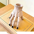 1Pc Creative Frankenstein'S Hand Pen Holder, Spooky Abs Resin Desk Organizer for Small Plants, Perfect Halloween Decor for Office & Garden, Desk Accessory, Office Desk Accessories